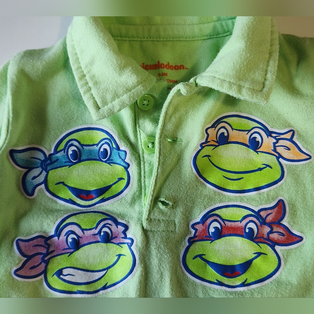 0-3 Month TMNT "Ninja In Training" Outfit - Picture 2 of 8